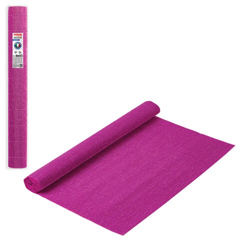Бумага гофр. Brauberg Fiore 140 г/м2 цикламен (972) 50х250 см 112581 цена за 5 шт , 